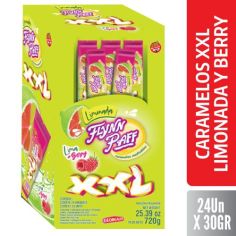 FLYNN PAFF CARAM. XXL LIMONADA Y BERRY 24X30GR