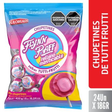 FLYNN PAFF CHUPETINES TUTTI FRUTTI 24X18GR