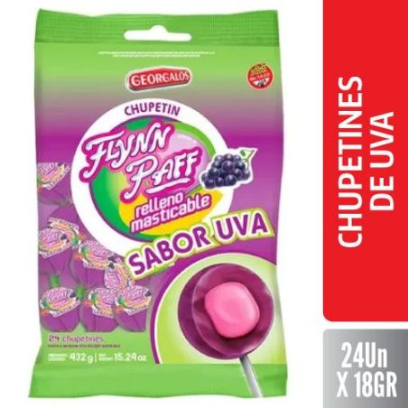 FLYNN PAFF CHUPETINES DE UVA 24 X 18 GR