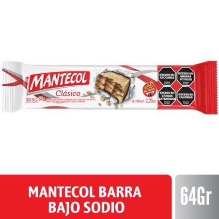 MANTECOL BARRA  9 X 64GR