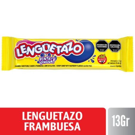 LENGUETAZO FRAMBUESA 32 X13GR
