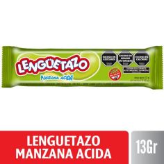 LENGUETAZO MANZANA ACIDA  32 X 13 GR