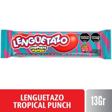 LENGUETAZO TROPICAL PUNCH 18X32X13GR