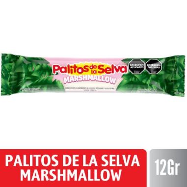 PALITOS DE LA SELVA MARSHMALLOW 24 X 12 GR