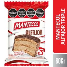 MANTECOL ALFAJOR TRIPLE 20X60GR