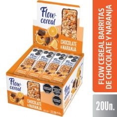 FLOW Barra Chocolate Naranja 20 X 24 GR