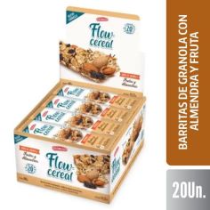 FLOW Barra Granola Almendra Fruta 20 X 30 GR