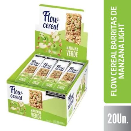 FLOW CEREAL MANZANA LIGHT 20 X 21 GR