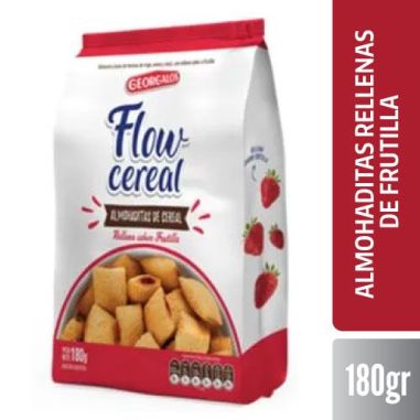 FLOW Cereal Almohadita Frutilla 180gr