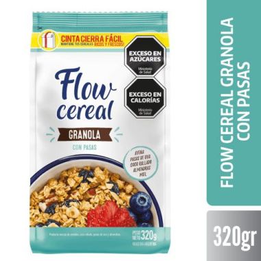 FLOW CEREAL GRANOLA PASAS X 320 GR