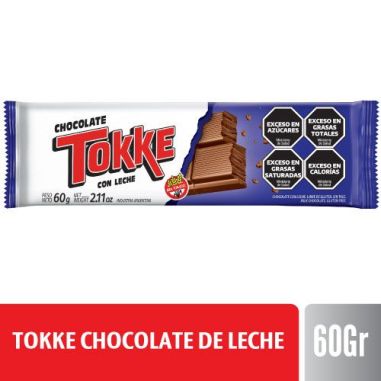 TOKKE CHOCOLATE DE LECHE X 60 GR