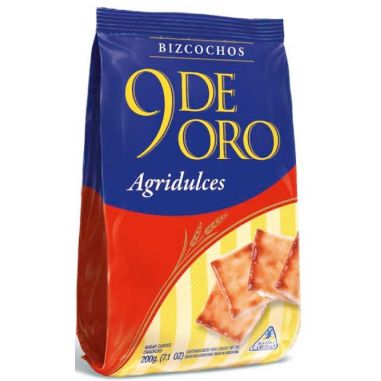 9 DE ORO Bizcocho Agridulce 200gr