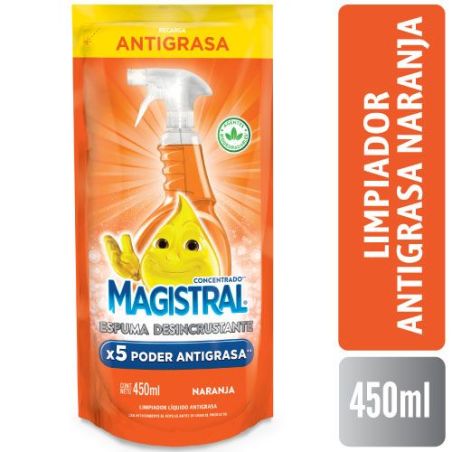 MAGISTRAL ANTIGRASA NARANJA DP 450MLX21U