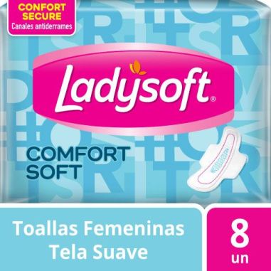 LADYSOFT Toalla Fem. COMFORT 8un.