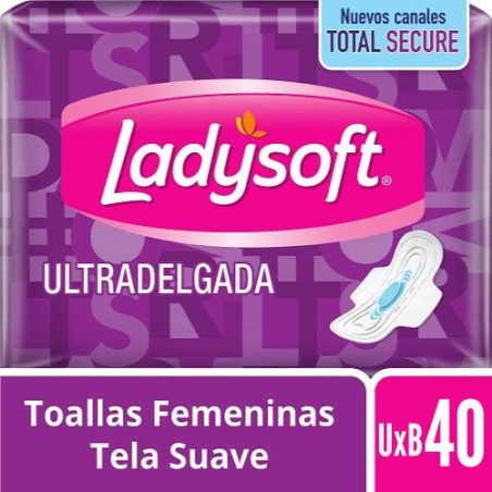 LADYSOFT Toallita Femenina UD SUAVE x8Un.