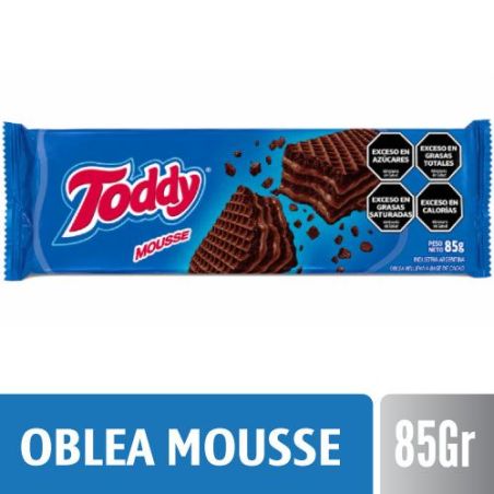 TODDY GALLETAS OBLEA MOUSSE 40 UNID X 85 GRS