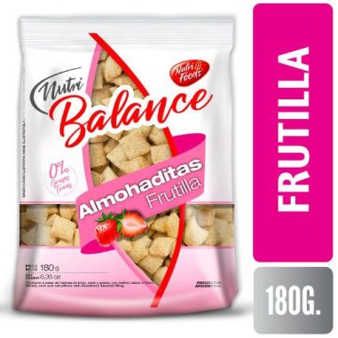 NF ALMOHADITAS DE FRUTILLA X 180 GR