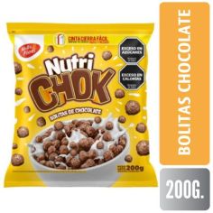 NF BOLITAS CHOCOLATE NUTRI CHOK X 200 GRS
