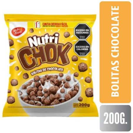 NF BOLITAS CHOCOLATE NUTRI CHOK X 200 GRS
