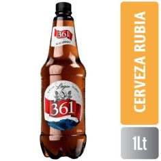361 CERVEZA RUBIA 1L PET