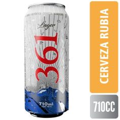 361 CERVEZA RUBIA 710ML LATA