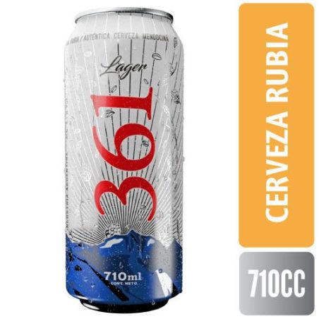 361 Cerveza Rubia 710ML Lata