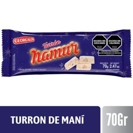 NAMUR TURRON DE MANÍ 36 X 70 GR