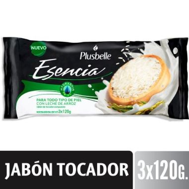 ESENCIA Jabon Todo Tipo de Piel 120gr X 3un