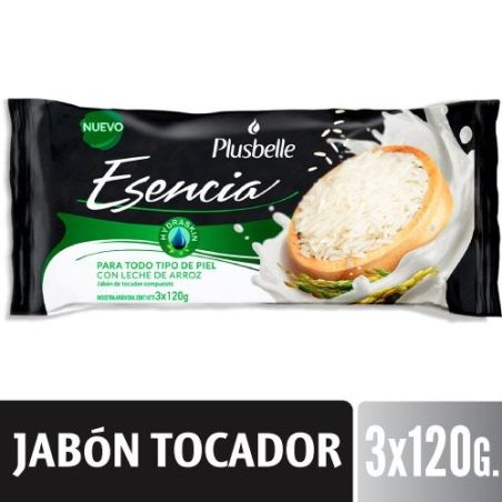 ESENCIA Jabon Todo Tipo de Piel 120gr X 3un