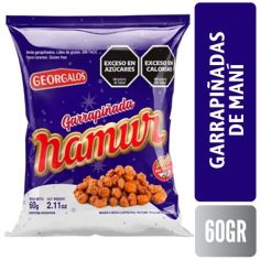 NAMUR GARRAPIÑADAS DE MANÍ X 60 GR