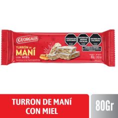 GEORGALOS TURRON DE MANÍ CON MIEL X 80 GR