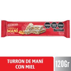 GEORGALOS TURRON DE MANÍ CON MIEL X 120 GR