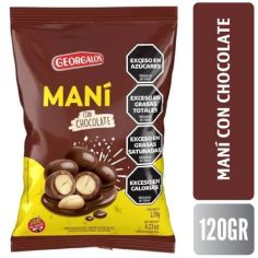 GEORGALOS MANÍ CON CHOCOLATE X 120 GR
