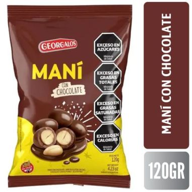 GEORGALOS MANÍ CON CHOCOLATE X 120 GR
