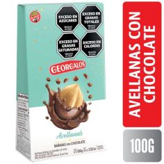 GEORGALOS AVELLANAS CON CHOCOLATE X 100 GR