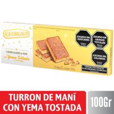 GEORGALOS TURRON DE MANÍ CON YEMA TOSTADA X 100 GR
