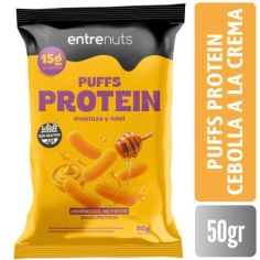 ENTRENUTS PUFFS PROTEIN MOSTAZA Y MIEL 50GR
