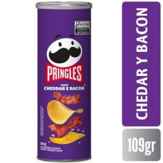 PRINGLES CHEDAR Y BACON 105GR