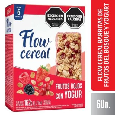FLOW Barra Caju Fruto del Bosque Yogur 6 X 27GR