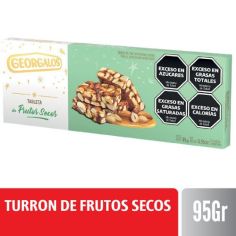 GEORGALOS TURRON DE FRUTOS SECOS X 95 GR