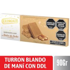GEORGALOS TURRON BLANDO DE MANÍ CON DDL  X 90 GR