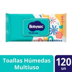 BABYSEC TOALLITA HUMEDA MULTIUSO X 120