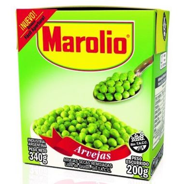 MAROLIO Arvejas Tetra 340gr