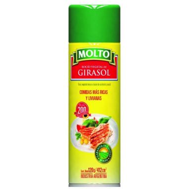 MOLTO Aceite Girasol Aerosol 120cc