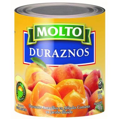 MOLTO Durazno en Mitades 820gr