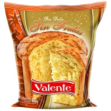 VALENTE Pan Dulce sin Frutas 350gr