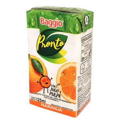 BAGGIO PRONTO Junior Naranja 125ml