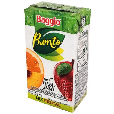 BAGGIO PRONTO Junior Mix Frutal 125ml