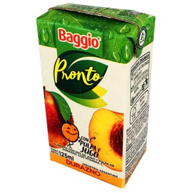 BAGGIO PRONTO Junior Durazno 125ml