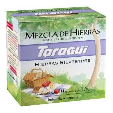 TARAGUI Té Mezcla Hierbas x 10 Sobres